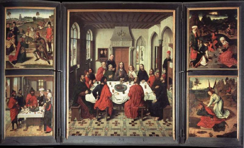 dierec bouts last supper altarpiece Sweden oil painting art